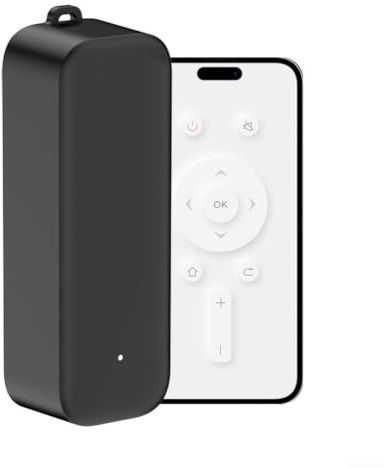 Vasiumic Gadget - Controlador de aprendizaje con control remoto de voz, TV, AC, ventilador, concentrador activado con programación infrarroja, automatización del hogar, color negro