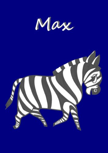 Malbuch / Notizbuch / Tagebuch - Max: A4 - blanko - Zebra