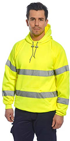 Portwest B304 Hi-Vis with Hood for Children yellow lemon tree Small