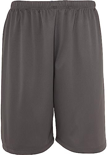 Urban Classics Herren Bball Mesh Shorts, Grau (Grey 111), S EU