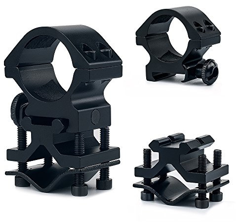 UniqueFire Soporte para cuerpo de 2,5 cm qq07 Rifle Gun con herramientas de montaje, Soporte para linterna infrarroja de visión nocturna uf-t20/1407/802