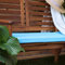 Garden mile 2 Seater Bench Pad Cushion - Non-Slip, Waterproof, and Comfortable Patio Swing Cushions - Durable Outdoor Seat Cushions for Garden Furniture (Blue)