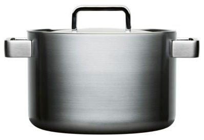 Iittala Tools - Kochtopf mit Deckel - 5,0 l - Gebürsteter Edelstahl
