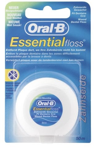 Oral-B Essential Zahnseide Minze, 50 m, 12er Pack