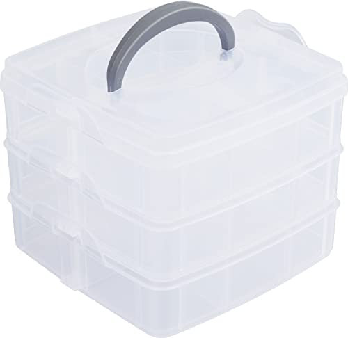 Sortierbox mit Tragegriff, aus Kunststoff, von VBS