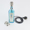 Bottle Lamp Kit 31 | 22-24mm Bung | Black Cable | Chrome ES, E27, Edison Screw Lampholder.