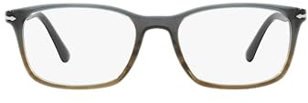 Persol Herren 0PO3189V Sonnenbrille, Gradient Grey Striped Green, 53