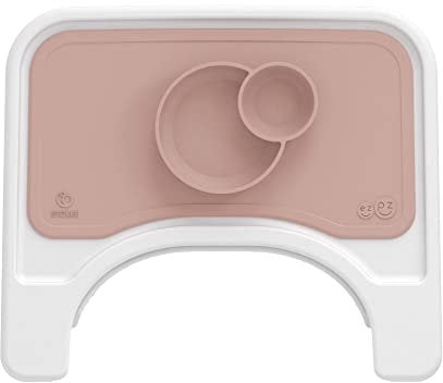 Stokke ezpz Tovaglietta per Vassoio Steps, Rosa - Si Adatta Perfettamente al Vassoio del Seggiolone Steps - Lavabile in lavastoviglie e Adatta al microonde - 100% Silicone