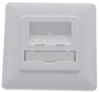 ESM 100170 CAT6A Leerdose Unterputz für 10Gigabit Keystone-Module