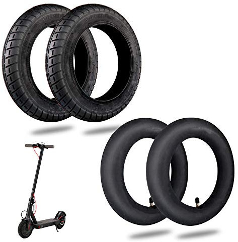 ANSENI® 2 Camere d'Aria e 2 Ruote da WANDA10 Pollici per Scooter Monopattino Elettrico Vivobike S2 Max,Gomme di Ricambi per Monopattino Elettrico