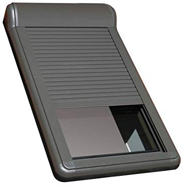 Fakro Sparpaket Dachfenster PTP-V U3 mit Solar Rollladen ARZ Solar und Eindeckrahmen (78 x 118, Eindeckrahmen: EZV-A - für Dachziegel bis 4,5cm)