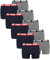 PUMA 10 er Pack Boxer Boxershorts Men Herren Unterhose Pant Unterwäsche, Farbe:036 - Blue/Grey Melange, Bekleidungsgröße:XXL