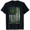 USA-Flagge Marihuana-Blatt-Flagge Weed United Stoners Of America T-Shirt