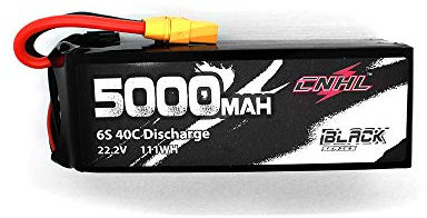 KINGDUO 5000Mah 22.2V 6S 40C Lipo Batterie Xt90 Prise pour Rc Drone FPV Racing