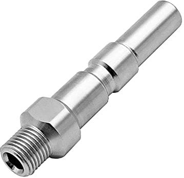 DERASL Hochdruckreiniger Seifenschäumer Männliche Kupplung Schnee Schaum Pistole Canon Jet Wash Sprayer Krug Flasche Edelstahl-Kupplung für Nilfisk/Kew/Alto Wap Calm Autowäsche.