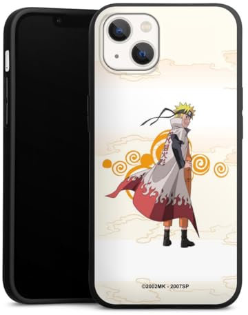 DeinDesign Premium Silikon Hülle kompatibel mit Apple iPhone 13 Handyhülle schwarz Case Naruto Shippuden Hokage Offizielles Lizenzprodukt