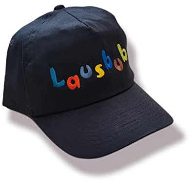 Mützenfritze Bestickte Basecap für Kinder Lausbub, in bunten Farben Bestickt