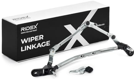 RIDEX Wischergestänge Vorne Gestänge Scheibenwischer ohne Elektromotor 300W0115 Kompatibel mit RENAULT Clio 3 Schrägheck BR0/1, CR0/1 CLIO Grandtour KR0/1 Clio 3 Kastenwagen SB, SR