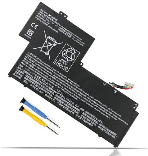 K KYUER 42Wh AP16A4K Batteria per Acer Swift 1 SF113-31 Aspire One Cloudbook 11 AO1-132 AO1-132-C5MV AO1-132-C3T3 AO1-132-C0QL SF113-31-P5CK SF113-31-P14U SF113-31-P13P SF113-31-P1CP 3ICP4/68/111
