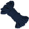 LEREATI Makramee Garn 10mm x 10m Baumwollseil Dicke Baumwollkordel Baumwollgarn, Macrame Cord Geflochten für DIY Handwerk, Basteln, Makramee Wandbehang, Vorhang, Hängepflanze (Marineblau)