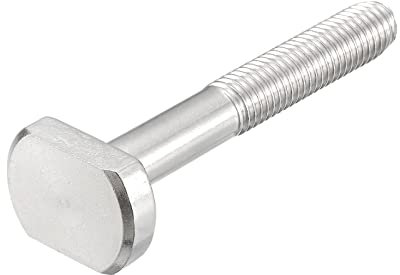 QUARKZMAN T-Ranura Perno, 1 uds M10x70 mm T Ranura Inserción Perno Deslizantes Pernos 304 Inoxidable Acero Acero T Forma Tornillos para T Carril