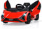 DREAMADE Kinder Elektroauto 12V mit 2,4 Ghz Fernbedienung & Sicherheitsgurt, Kinderauto, Kinderfahrzeug mit Licht & Musik & Hupe, Elektrofahrzeug für Kinder ab 3 Jahre (Rot)