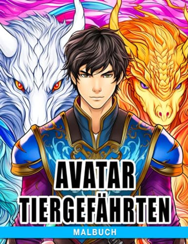 Avatar Tiergefährten Malbuch: Entdecke die Verbindung zwischen Charakteren und Geistertieren aus Avatar | Alter 4-7