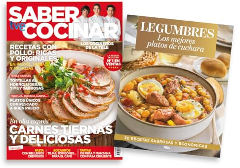 Pack Revista Saber Cocinar #120 | Revista: Carnes + Libro: Legumbres