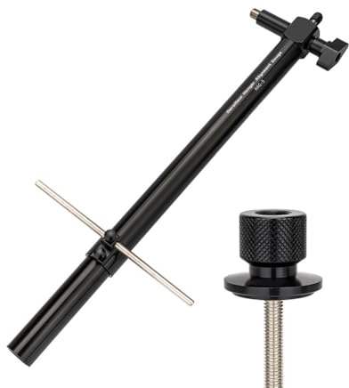 Hapihom Fahrrad Schaltauge Alignment Gauge Werkzeug, Fahrrad-Umwerfer-Ausrichtungswerkzeug, Umwerfer-Ausrichtungswerkzeug, Schalthebel-Einstellwerkzeug, Edelstahl Bike Repair Tool