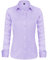 J.VER Bluse Damen Basic Langarm Stretch Hemdbluse Damen Bluse Leicht Tailliert mit Stretch Elegant Formelle Kragen Tops,Lila,L
