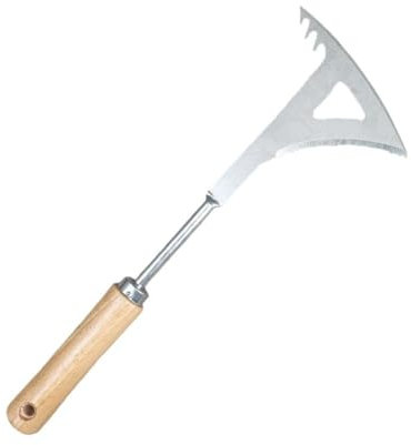 KWJNH Herramientas de jardín de tracción y deshierbe manual, cortacésped de ladrillo, desbrozador de jardín, multifuncional, limpieza de piedra Z6H7