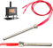 Beatific 2 Stück 220V 350W Pellets Hot Rod Zündkerze, Zuendkerze für Pelletofen, 150x10mm Edelstahl Kamin Zündstab, Holzpellets Ofen Zuendstab, Pellet Heizung Zünder, Heizrohr Kamin Grill Herd Teil