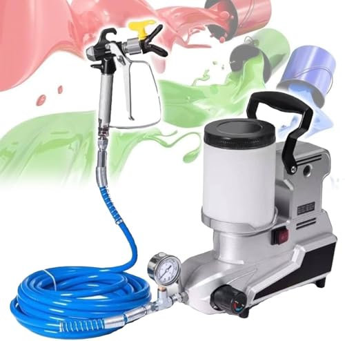 FJYAWEN Cordless Paint Sprayer Gun, Airless Paint Sprayer, High Pressure Automatic Portable Paint Spray Gun, Portable Electric Paint Spray Gun for Painting