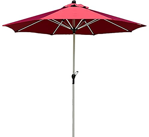 ZJFHEYUO Parasol de Jardin extérieur Mural, Parasol de Plage carré-2x2m Patio/Balcon/terrasse-sans Base
