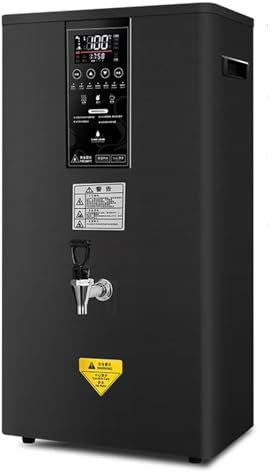 ZMJGLL Distributore di Acqua Calda istantaneo, Distributore di Acqua Calda a Parete, Bollitore Automatico Commerciale con Display LCD per caffè Home Office (Black 80L/H)