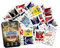 Bundle mit Match Attax Champions League 2024/25 - Trading Cards - 50 Verschiedene, zufällige Karten + 1 Leere Tin Dose + Exklusive Collect-it Hüllen