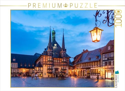 CALVENDO Puzzle Rathaus Wernigerode | 1000 Teile Lege-Größe 64 x 48 cm Foto-Puzzle für glückliche Stunden