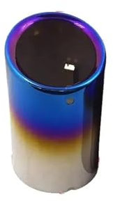 Auspuffblenden Für Q3 1 Stück Runder Auto-Schalldämpfer Auspuffrohr Kfz-Modifikationsteile Schwanz Edelstahl-Auspuffschalldämpfer Endrohre(2)