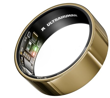 ULTRAHUMAN Ring Air (certifié renouvelé) – Smart Ring Health Tracker, Taille première Taille, Suivi du Sommeil, Bague Intelligente pour Homme/Femme, Tracker d'activité (Taille 13)