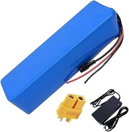 Elektrofahrrad Batterie 48V 14AH E-Bike Pedelec Akku 48V 14AH 13S5P Hochleistungsakku Elektro Fahrrad Akkupack Mit Ladegerät Und BMS Für 200W-800W Motor 48V 14AH,XT60