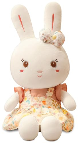 XIMEY Kuscheltier Hase, Groß, Hase Kuscheltier, Osterhasen, für Osterdeko, Ostern Geschenke, Geburtstags Geschenk, Weich, Niedlich, Kuschelig (A)