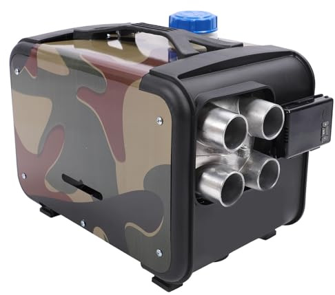 HELEVIA Standheizung, 12 V 24 V, 5 KW, Tragbare Auto-Luftheizung mit LCD-Display, Fernbedienung, 150 M Reichweite, für Wohnmobil, LKW, Wohnmobil, Bootsanhänger, Garage