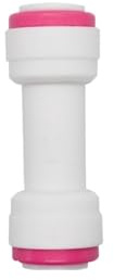 Valvola di ritegno di non ritorno for acqua RO Gomito dritto 1/4'' 3/8'' Raccordo rapido for tubo flessibile Parti del filtro dell'acqua(3l8)
