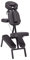 WellTouch VITAL Massagestuhl, klappbar, schwarz, Stuhl für Mobile Massage und Shiatsu, inklusive rollbarer Tragetasche