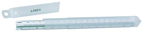 Linex 311 Dreikantmaßstab mit farbiger Hohlkehle 30 cm, Teilung 1:1:20:25:50:75:125