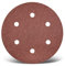 MENZER Red Klett-Schleifscheiben, 150 mm, 6-Loch, f. Exzenterschleifer, Normalkorund (25 Stk.) K36