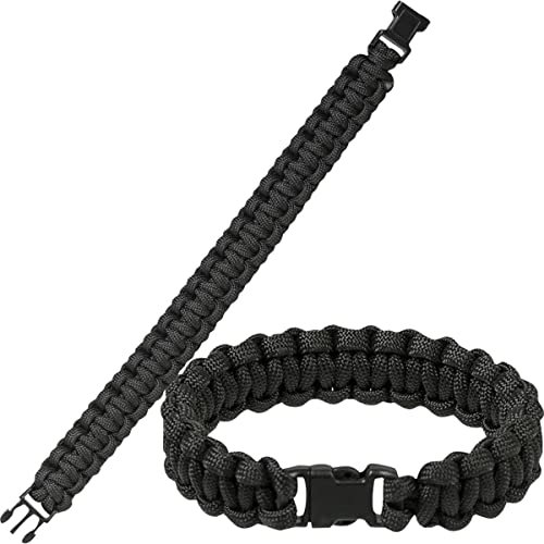 Mil-Tec para Armband 15mm KST.Verschl. schwarz Gr.L