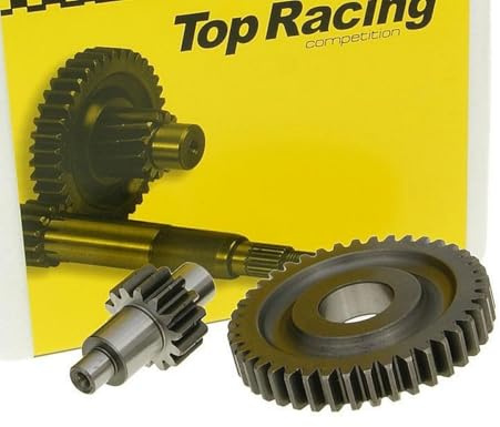 Getriebe sekundär Top Racing 14/41 kompatibel mit Yamaha Aerox 50 03-12 | Getriebe für Minarelli CW, MY, MA; kompatibel mit MBK Booster 50, Aprilia Area 51 50, Benelli 491 RR 50, Nova Motors F35 50