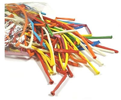 Gemar BA19818 Pack of 100 Modelling Balloons, Multi-Colour, One Size
