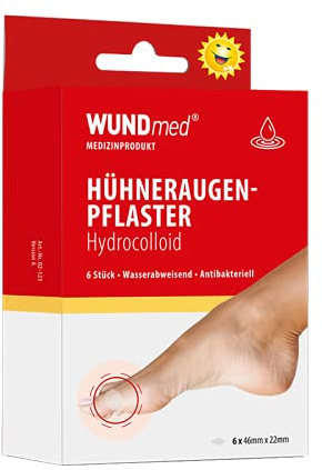 Wundmed 10er Vorteilspack Hühneraugen-Pflaster Comfort, 10 Pack a 6 Stk. (60 Stk.)